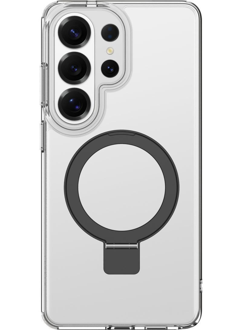 ليفيلو جراب ماج سيف لهاتف سامسونج جالاكسي إس ٢٦ ألترا مع حامل حلقي متعدد الوظائف، وحافة مقاومة للصدمات، وحواف مرتفعة للكاميرا والشاشة، ومختبر للسقوط من ارتفاع ٥ أقدام - Image 4